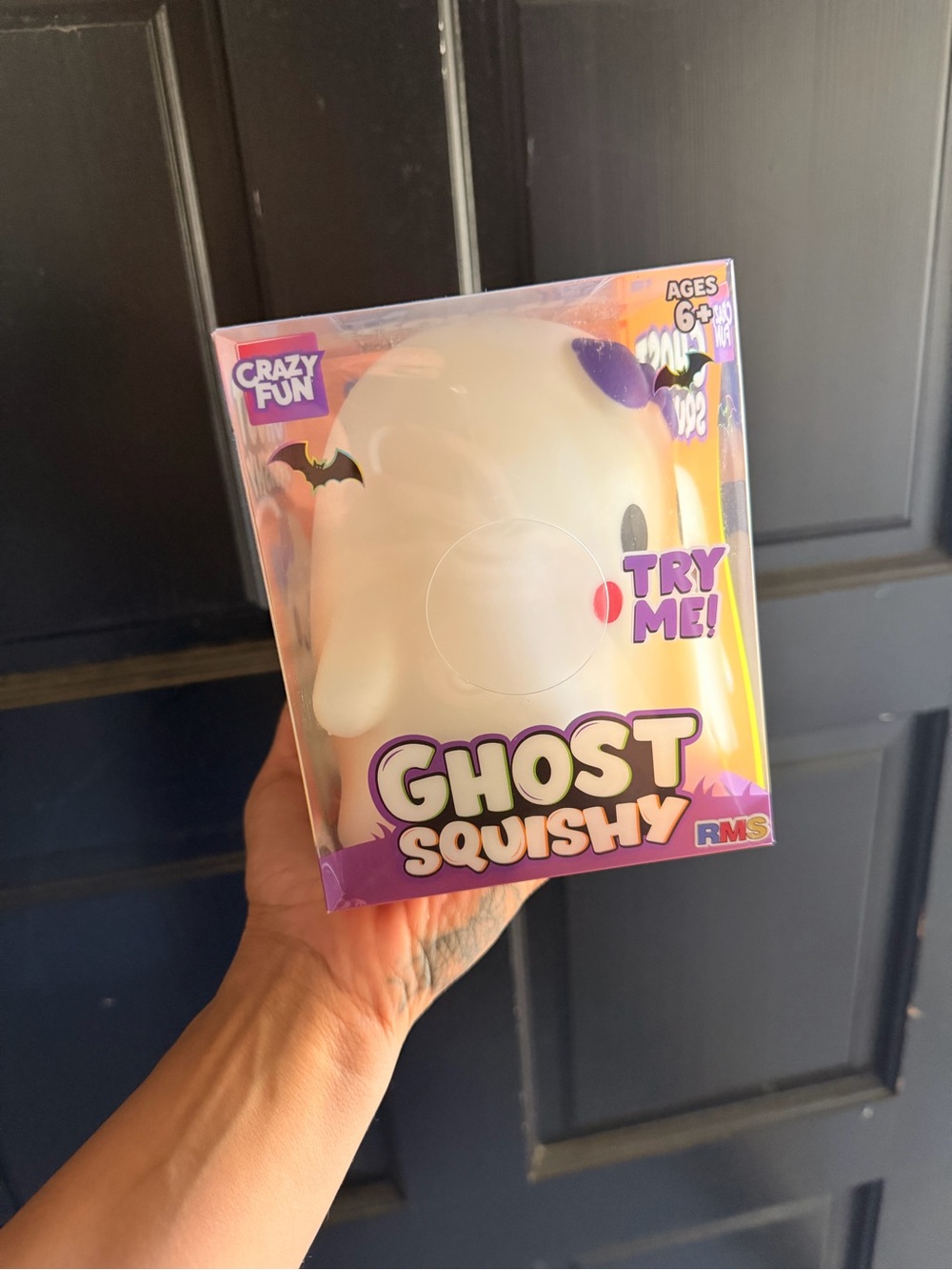 White Ghost Squishy Plush - Soft Halloween Toy